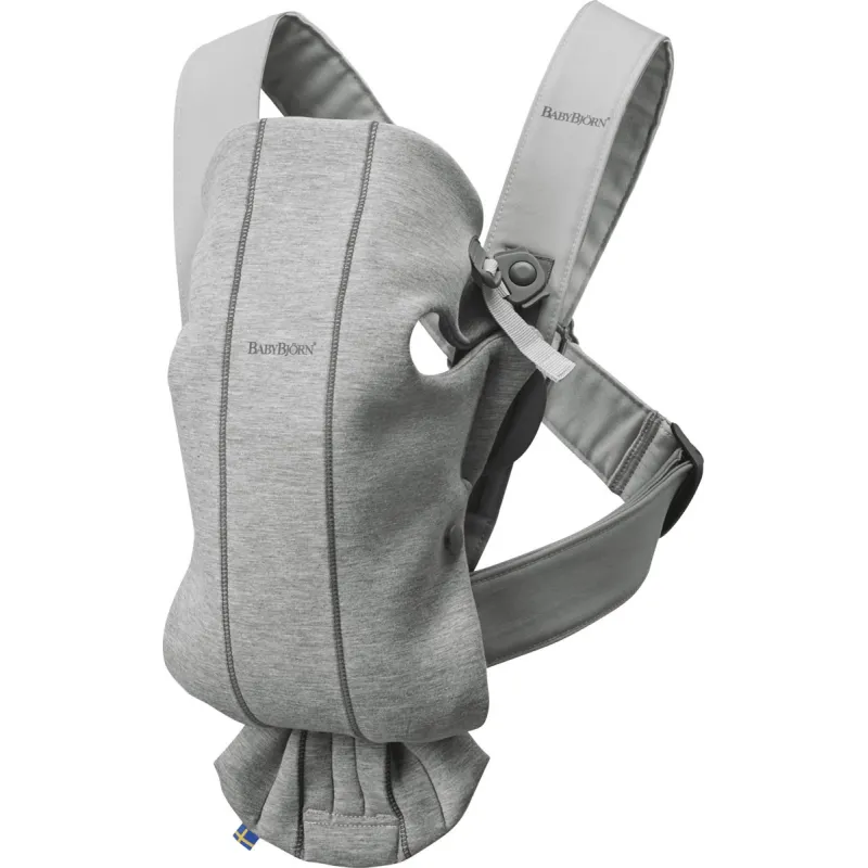 Porte bébé Mini 3D Jersey Gris clair