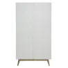 Armoire 2 portes TRENDY Blanc