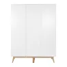 Armoire 3 portes TRENDY Blanc