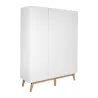 Armoire 3 portes TRENDY Blanc