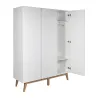 Armoire 3 portes TRENDY Blanc