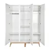 Armoire 3 portes TRENDY Blanc