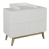 Commode 4 tiroirs TRENDY Blanc