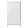 Armoire Wood 2 portes Blanc