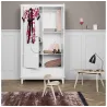 Armoire Wood 2 portes Blanc