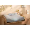 Housse de matelas à langer Calma Willow Soft Blue