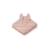 Cape de bain ALBERT Lapin ROSE (70 x 70 cm)