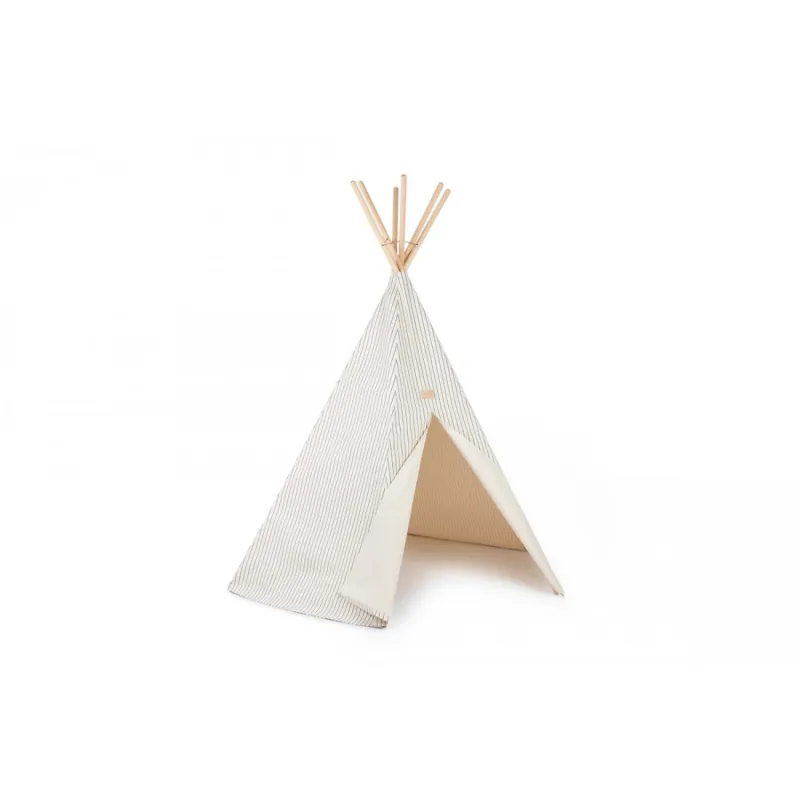 Tipi Arizona Blue Thin Stripes Natural