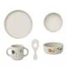 Set repas en Silicone Vivi Safari Sandy Mix