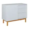 Commode Porte + 3 tiroirs MOOD White