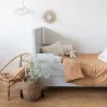 Housse de couette Junior en gaze de coton Camel