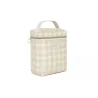 Sac Isotherme Concerto en nid d'abeille Ivory checks