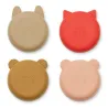 Lot de 4 Bols en Silicone Iggy Apple Red Tuscany Rose Multi Mix