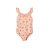 Maillot de Bain 1 pièce à Volants Kallie Cherries Apple Blossom