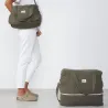 Sac à langer transformable 24 / 48 h - Vert kaki