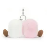 Amuseable Pair of Marshmallows Bag Charm