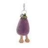 Vivacious Aubergine Bag Charm