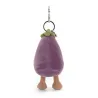 Vivacious Aubergine Bag Charm