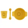 Set 1er repas en silicone Mr Lion