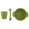 Set 1er repas en silicone - Dino Vert