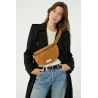 Custine Le Sac Banane Coton Upcyclé Brown Leaf