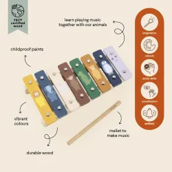 Xylophone en bois Animaux