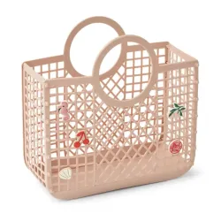 Panier Samantha avec breloques Rose