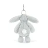 Bashful Silver Bunny Bag Charm